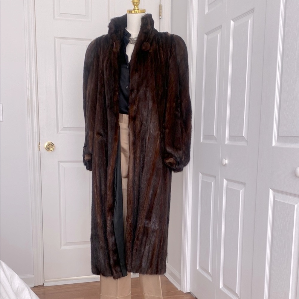 Elegant vintage mink coat